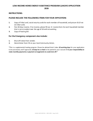 LIHEAP Application 2025-2026