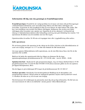 Prolapse Surgery Information