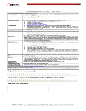 Benefit Systems Companion Declaration Form