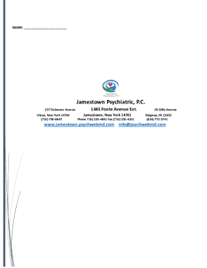 Adult New Client Intake Form