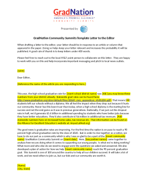 GradNation Community Summits Letter to the Editor