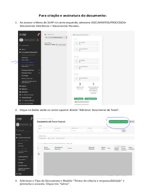 Termo de Ciência e Responsabilidade