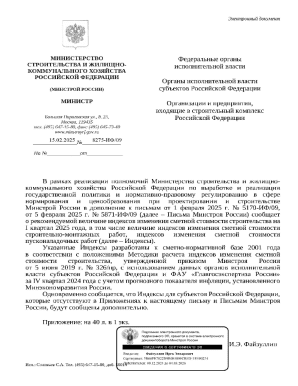 Construction Cost Index Form