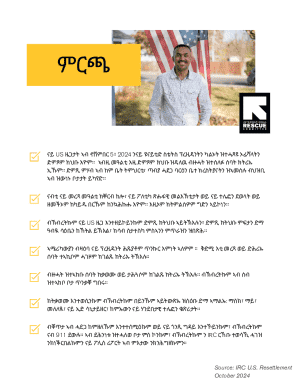 US Resettlement Program Application Form