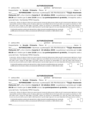 School Permission Slip