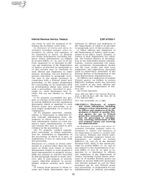 IRS Disclosure Regulations