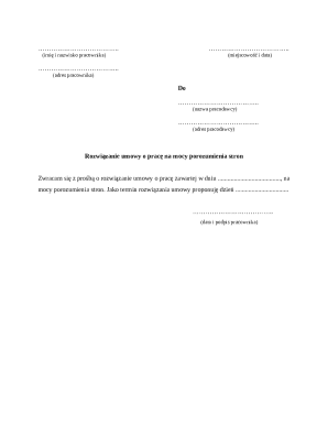 Employee Resignation Letter