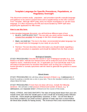 OSU Consent Form Template