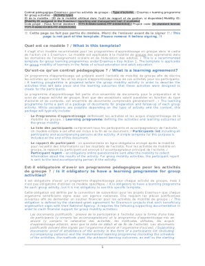 Erasmus+ Learning Programme for Group Activities