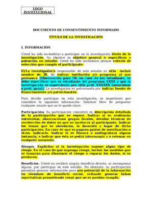 Documento de Consentimiento Informado