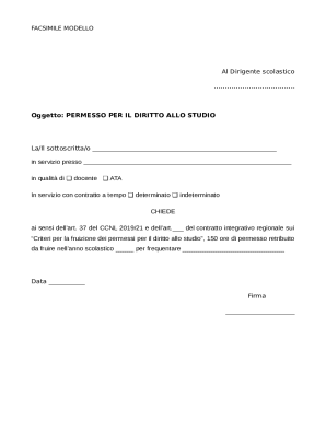 Permesso per il Diritto allo Studio