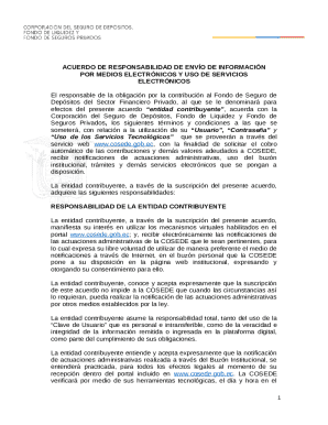 Electronic Information Submission Agreement