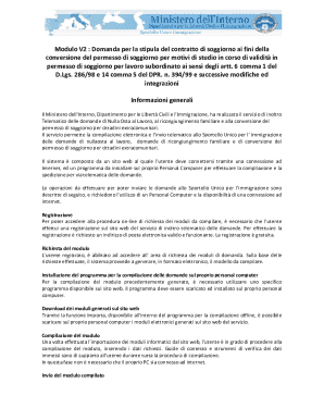 Italian Work Permit Conversion Form V2