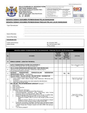 Malaysia Building Plan Application Form