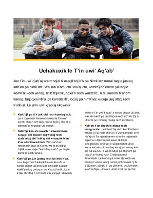 Immigration Form Template