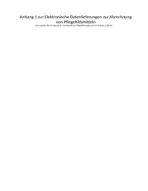 Pflegehilfsmittel Empfangsbestätigung Form