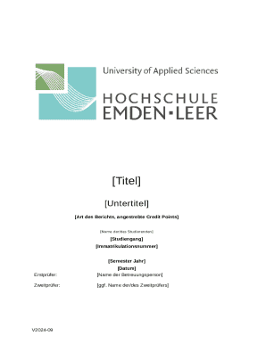 Student Thesis Declaration Form