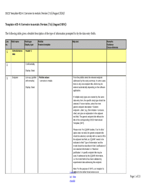 OECD Corrosive to Metals Form