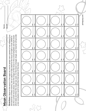 Moon Observation Board