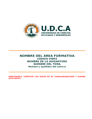 U.D.C.A Study Material Template