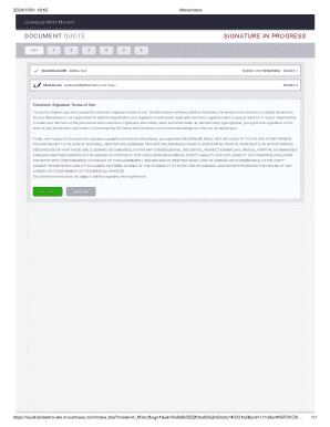 Moverbase Quote Signature Agreement