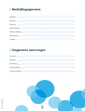Dutch Business Exemption Application Form