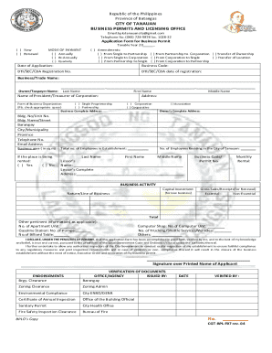 Philippines Business Permit Application