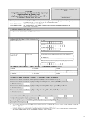 Poland Agricultural Fuel Tax Refund Application