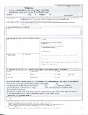 Polish Fuel Tax Refund Application