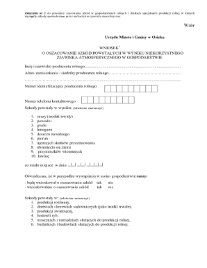 Application for Damage Assessment in Agricultural Holdings