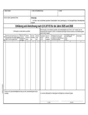 German Teacher Side Job Declaration Form