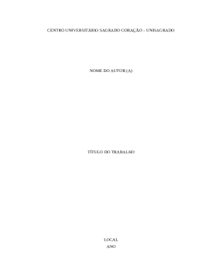 Trabalho de Conclusão de Curso Template