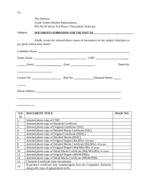 Job Application Form