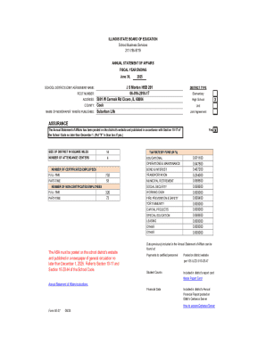 Illinois Annual Statement of Affairs