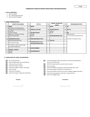 Indonesian Population Event Registration Form