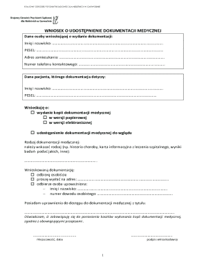 Medical Records Request Form