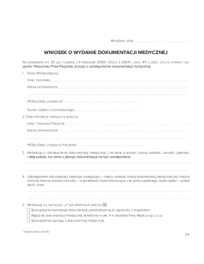 Medical Records Request Form