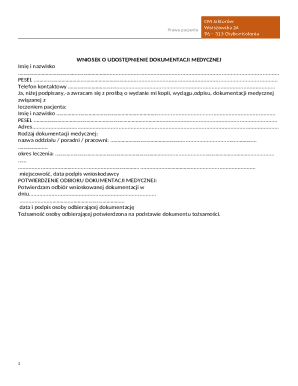 Medical Records Request Form