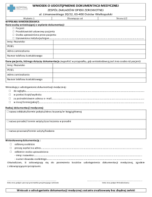Medical Records Request Form