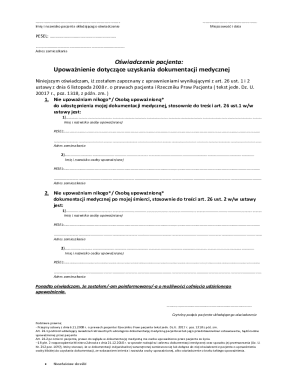 Medical Records Authorization Form