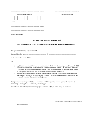 Medical Authorization Form