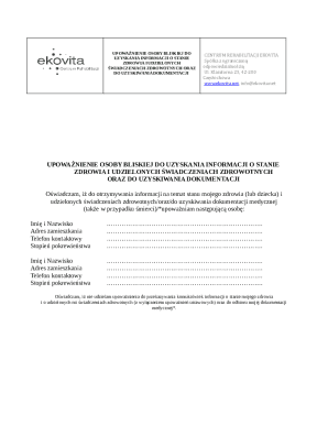 Medical Authorization Form