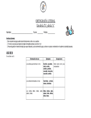 Spanish Literal Orthography Worksheet