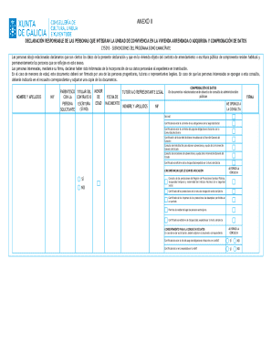 Bono Emancipate Housing Declaration Form