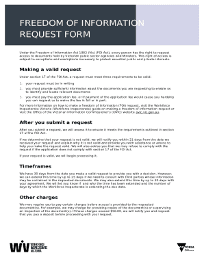 Freedom of Information Request Form