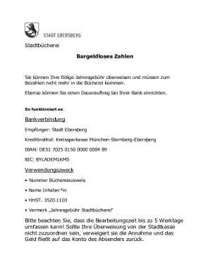 Library Annual Fee Payment Form