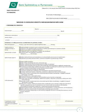 Mój Dom Home Loan Application