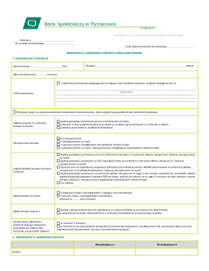 Ecological Loan Application Form