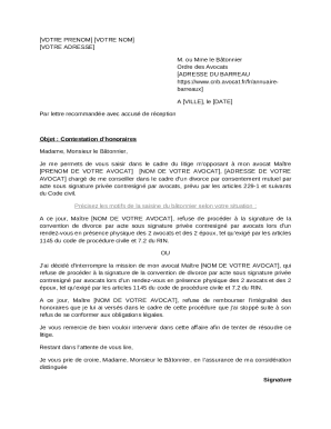 Contestation d’honoraires