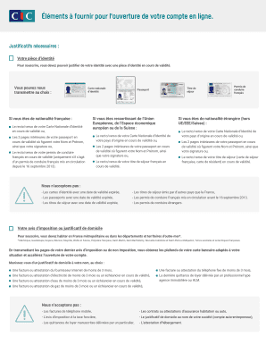 French Online Account Opening Form